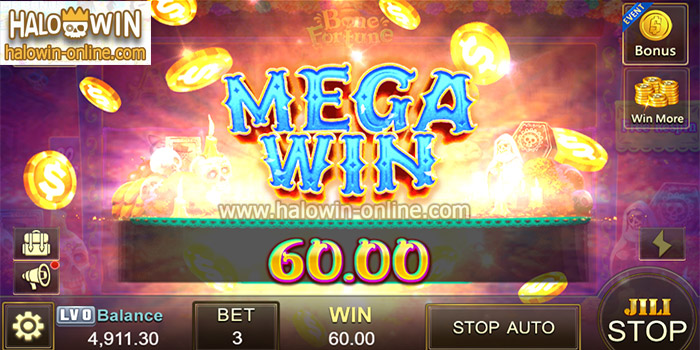 Top Halloween Themed Slots Machines: 3. JILI Bone Fortune Slot Game